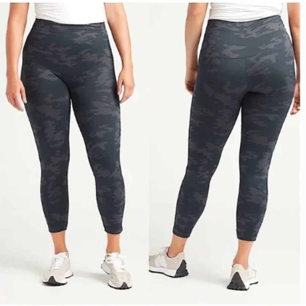 SPANX Look At Me Now Camo Seamless Leggings // 1X
